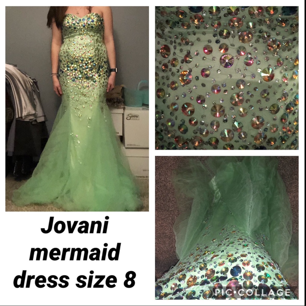 Mermaid style prom dress